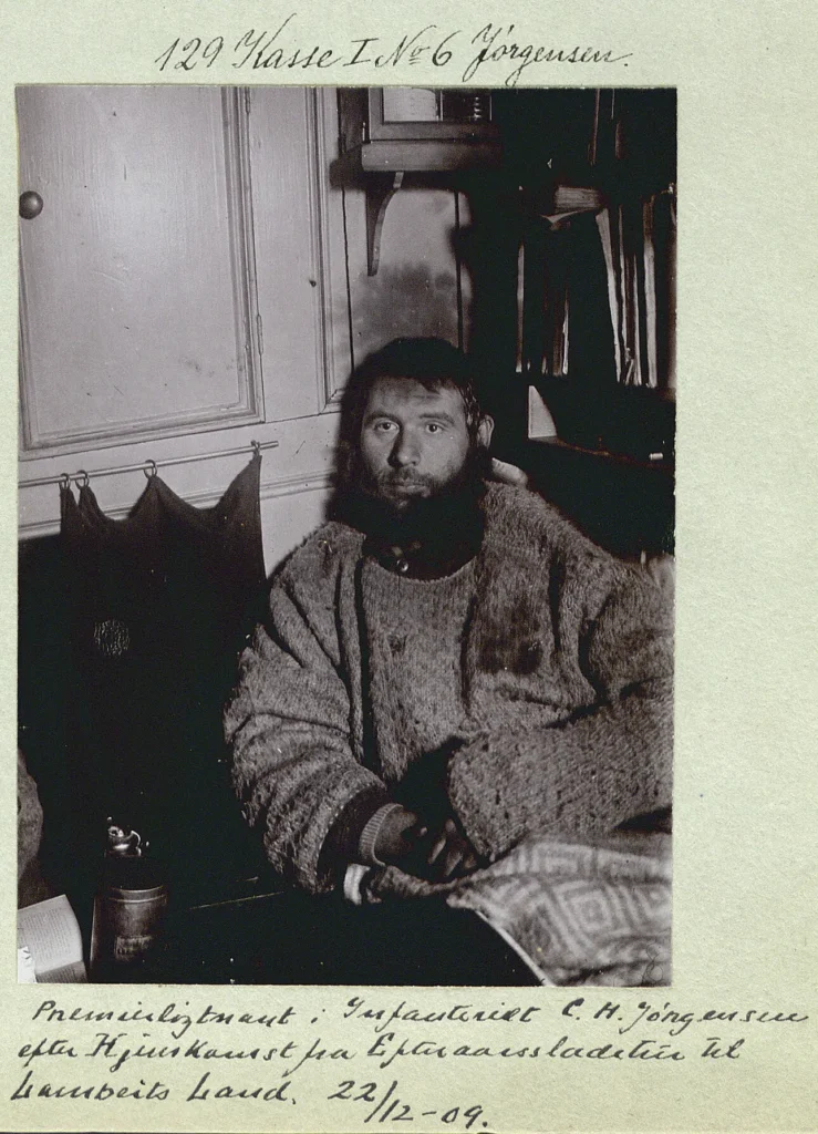 Jørgensen portrait after the long sledding trip