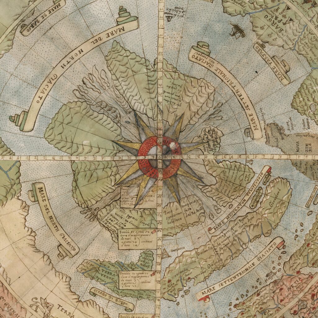 Urbano Monte’s 1587 map of the world