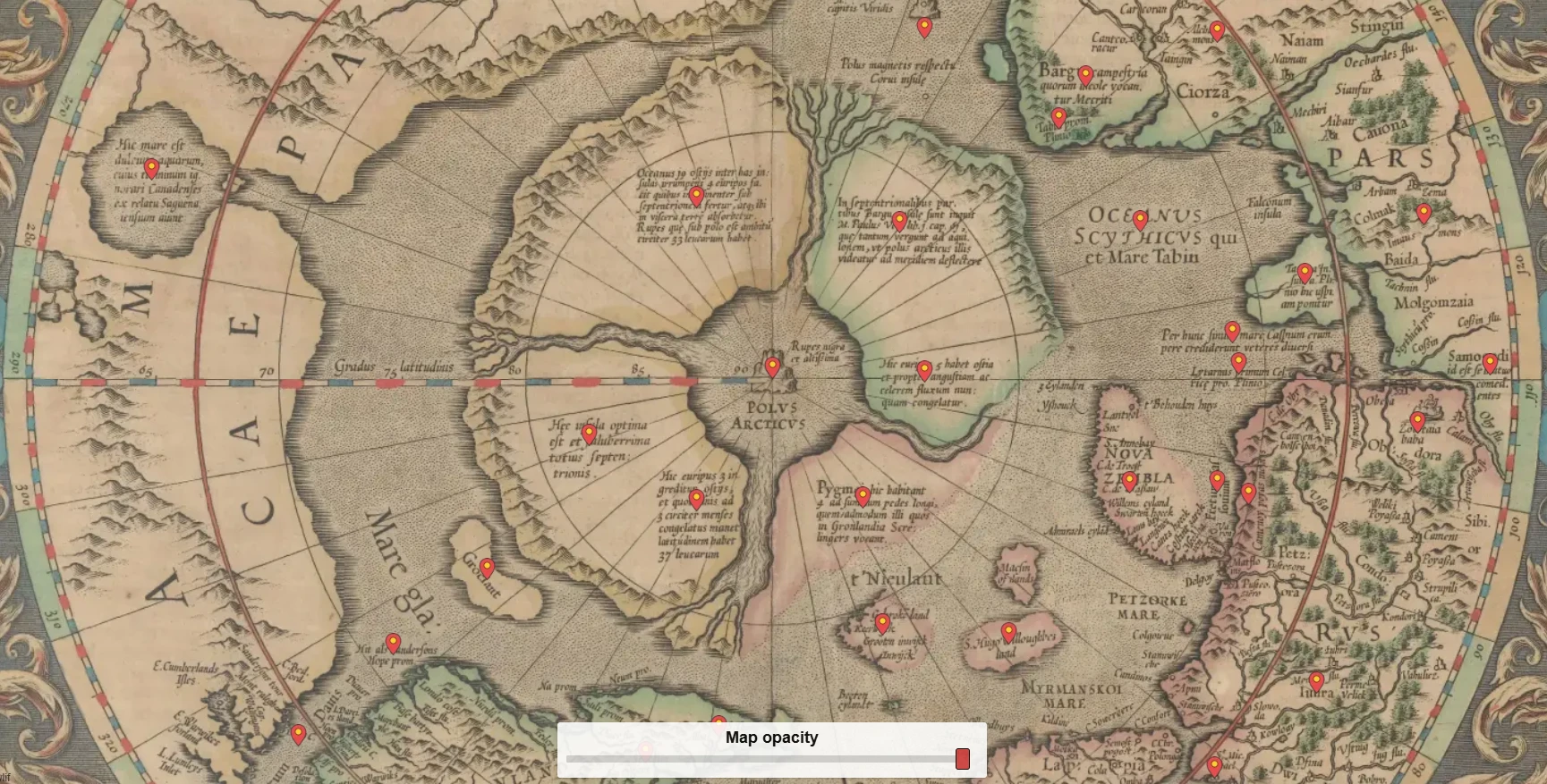 Screenshot of the site arctic.rhewlif.xyz